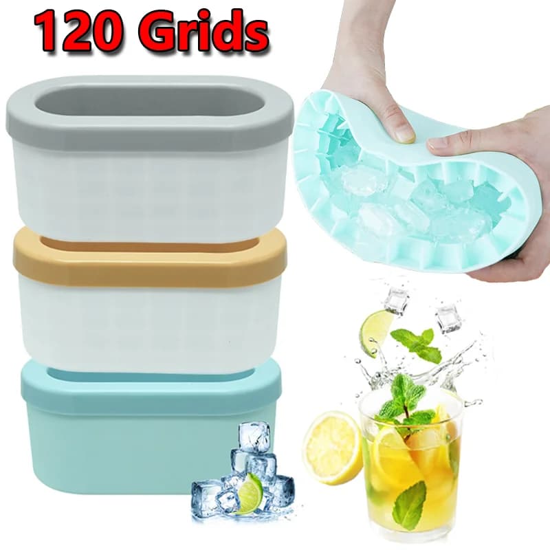 Seau à glace rond en silicone