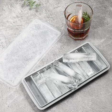 Plateau à bâtonnets de glace long avec couvercle