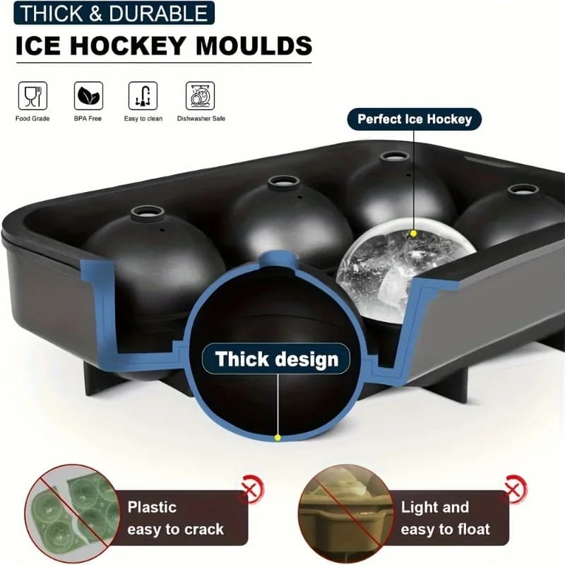 Bac à glaçons pour boules de glace